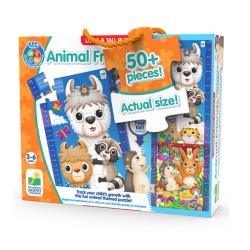 Puzzle The Learning Journey - Long & Tall, Animale prieteni, 52 piese