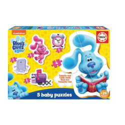 Puzzle Educa Baby, Blues Clues & You, 3/4/5 piese