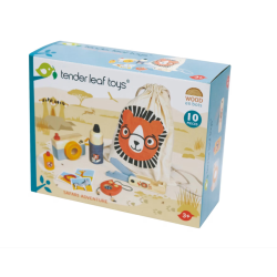 Set de joaca din lemn Tender Leaf Toys - Kitul exploratorului din Safari, 10 piese