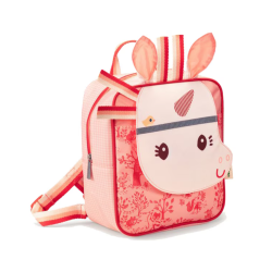Rucsac pentru fete Lilliputiens Happy Lena, Roz, 2 ani