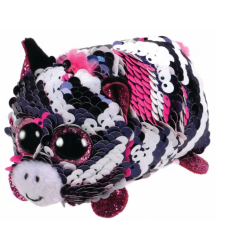 Plus TY 10cm Teeny Tys Zoey Zebra roz cu paiete