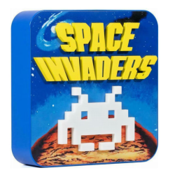 Lampa de birou 3D Space Invaders, Numskull, 20x20 cm, Multicolor