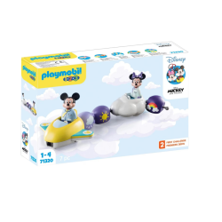Playmobil 1.2.3 Disney Mickey Mouse - Zborul lui Mickye si Minnie printre nori