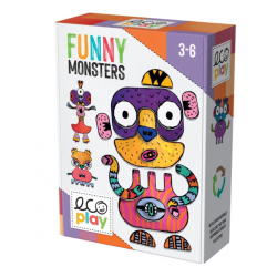 Joc educativ Headu Ecoplay - Creaza monstrii amuzanti