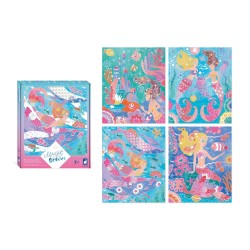 Set pentru pictura, Janod, Sirene, 7 ani+
