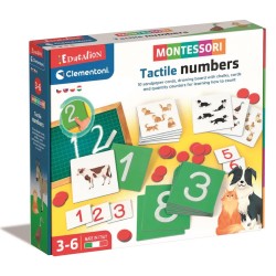 Joc educativ Clementoni Montessori - Tactile numbers