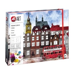 Set pentru desen As Art - Acuarele, orase