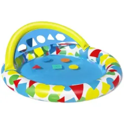 Piscina gonflabila pentru copii Bestway, Splash & Learn Kiddie Pool, 1.20m x 1.17m x 46cm