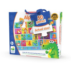 Puzzle The Learning Journey - Jumbo Floor, Alfabet, lb. engleza, 50 piese